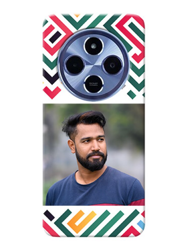 Custom Xiaomi Redmi 14C 5G Custom Hard Phone Case - Colorful Maze Pattern Design