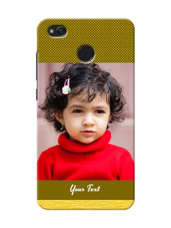 Custom Xiaomi Redmi 4 Simple Green Colour Mobile Case Design