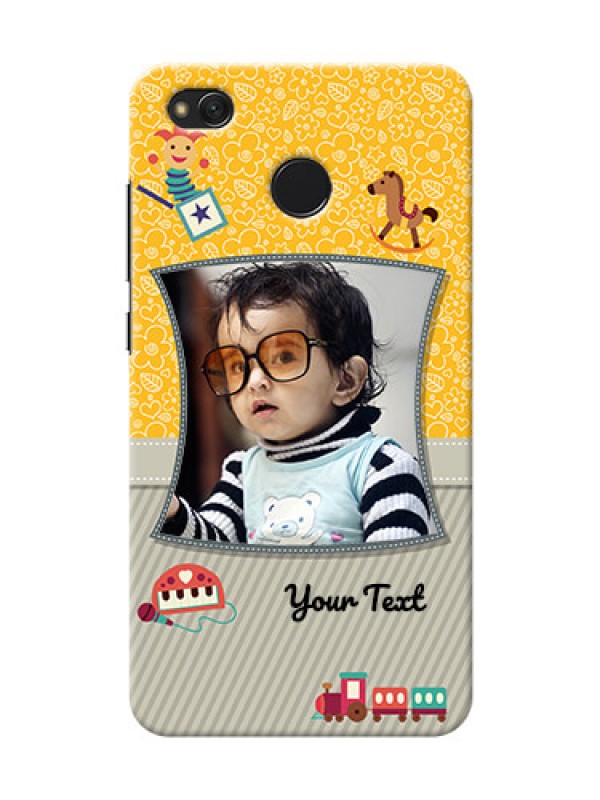 Custom Xiaomi Redmi 4 Baby Picture Upload Mobile Cover Design