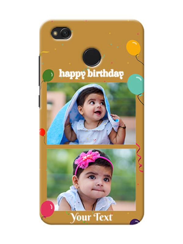 Custom Xiaomi Redmi 4 2 image holder with birthday celebrations Design
