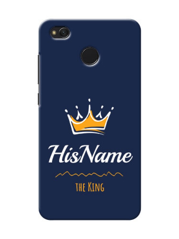 Custom Xiaomi Redmi 4 King Phone Case with Name