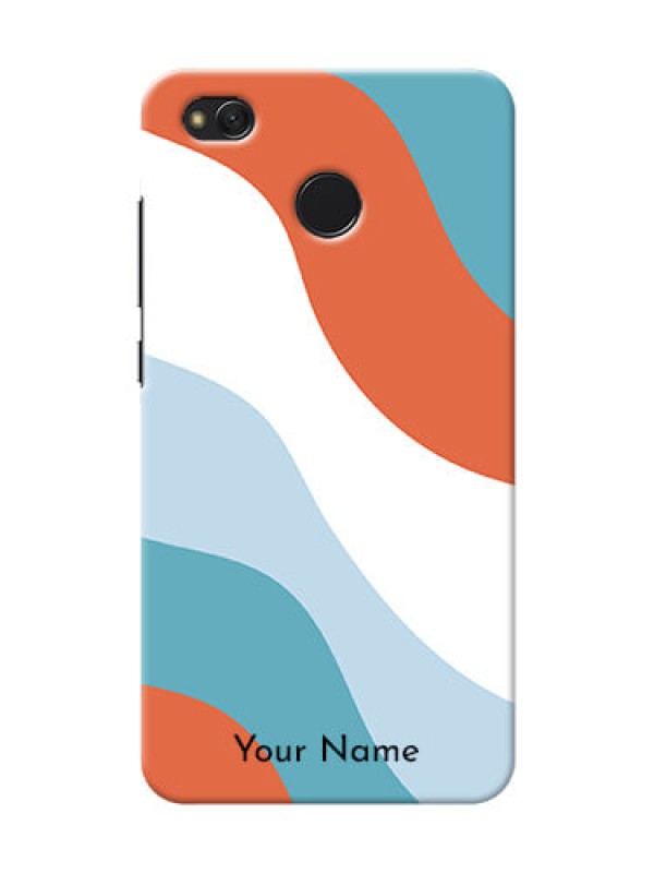 Custom Redmi 4 Mobile Back Covers: coloured Waves Design