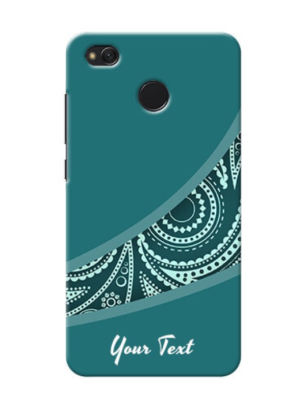 Custom Redmi 4 Custom Phone Covers: semi visible floral Design