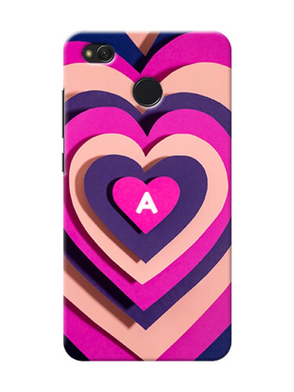 Custom Redmi 4 Custom Mobile Case with Cute Heart Pattern Design