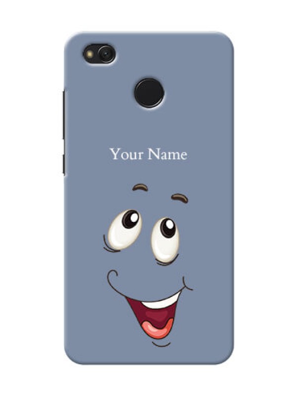 Custom Redmi 4 Phone Back Covers: Laughing Cartoon Face Design