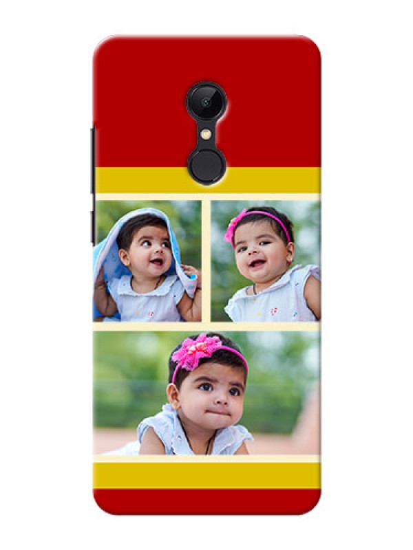 Custom Redmi 5 mobile phone cases: Multiple Pic Upload Design