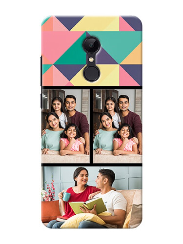 Custom Redmi 5 personalised phone covers: Bulk Pic Upload Design