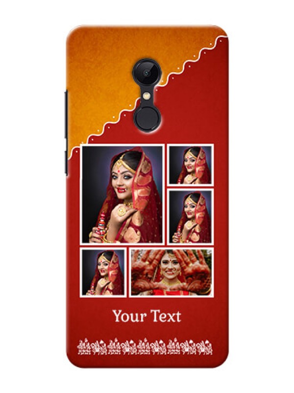 Custom Redmi 5 customized phone cases: Wedding Pic Upload Design