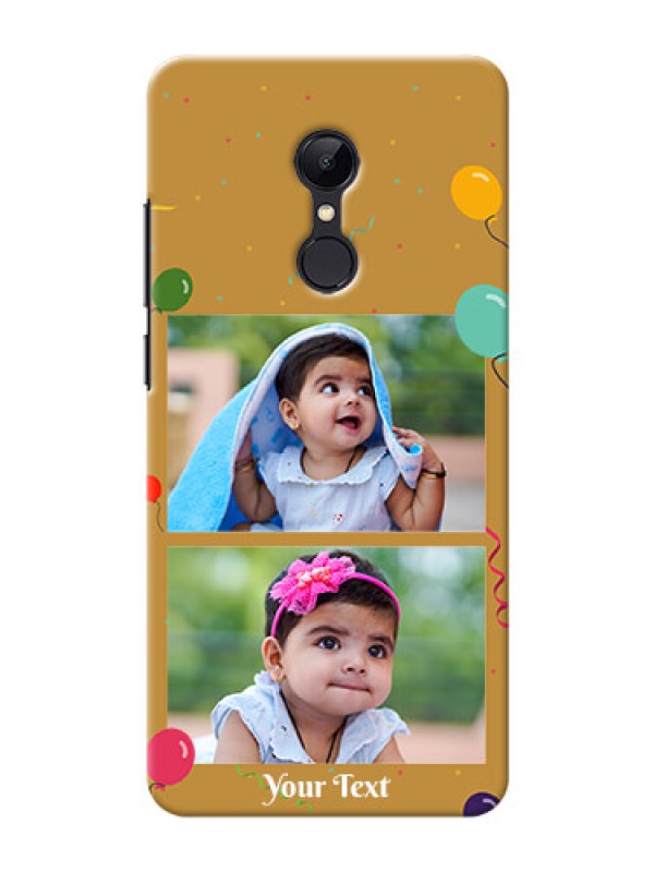 Custom Redmi 5 Phone Covers: Image Holder with Birthday Celebrations Design