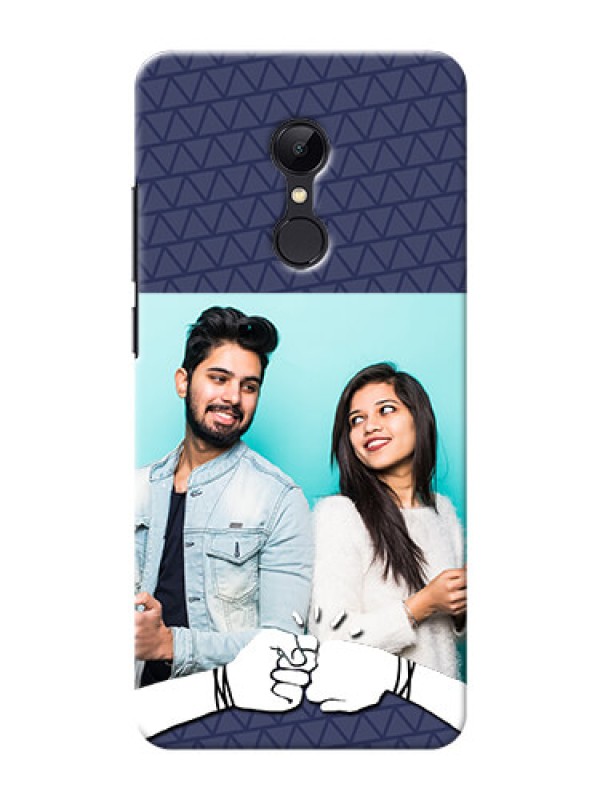 Custom Redmi 5 Mobile Covers Online with Best Friends Design  
