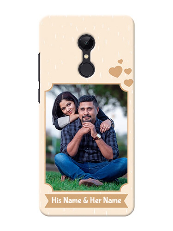 Custom Redmi 5 mobile phone cases with confetti love design 