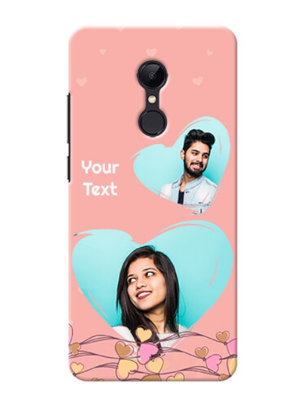 Custom Redmi 5 customized phone cases: Love Doodle Design
