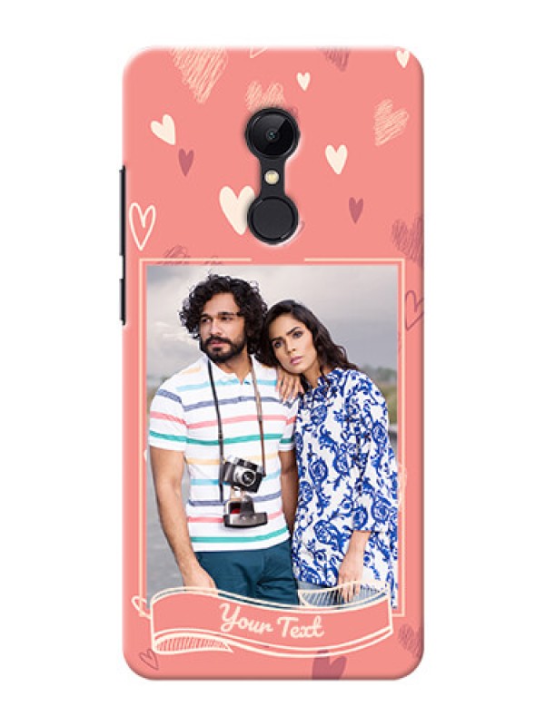 Custom Redmi 5 custom mobile phone cases: love doodle art Design