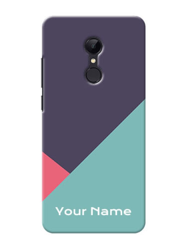 Custom Redmi 5 Custom Phone Cases: Tri Color abstract Design