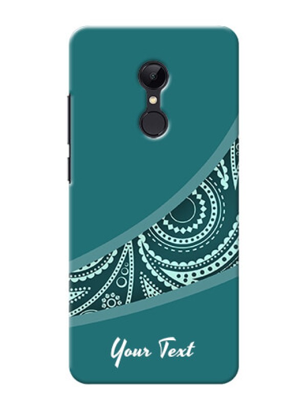 Custom Redmi 5 Custom Phone Covers: semi visible floral Design