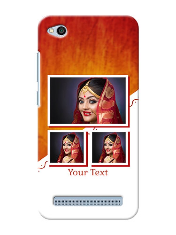 Custom Xiaomi Redmi 5A Wedding Memories Mobile Cover Design
