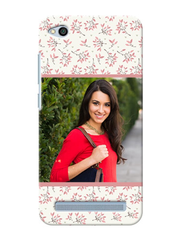 Custom Xiaomi Redmi 5A Floral Design Mobile Back Cover Design