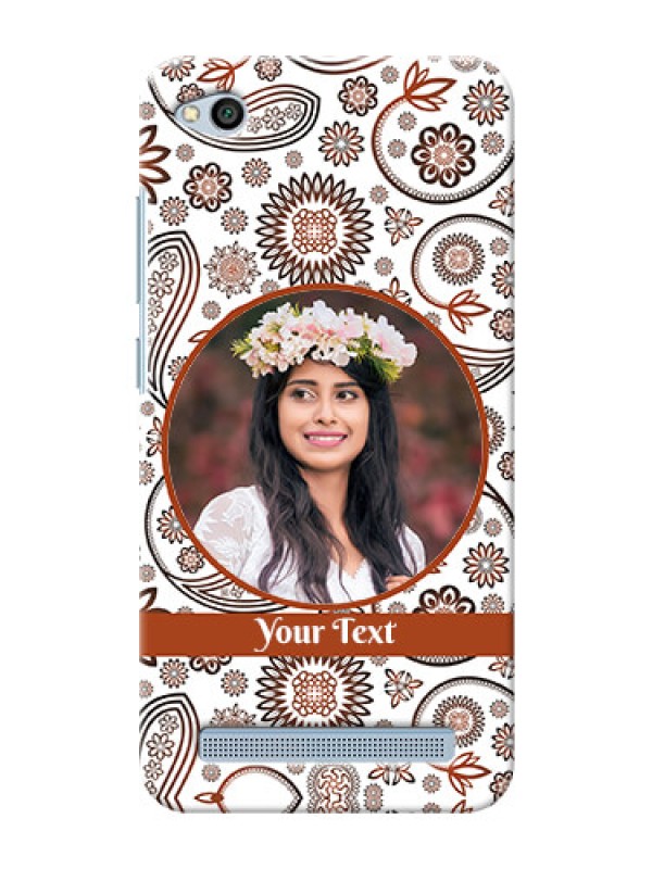 Custom Xiaomi Redmi 5A Floral Abstract Mobile Case Design