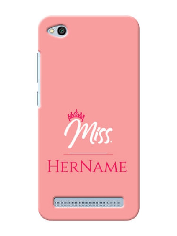Custom Xiaomi Redmi 5A Custom Phone Case Mrs with Name