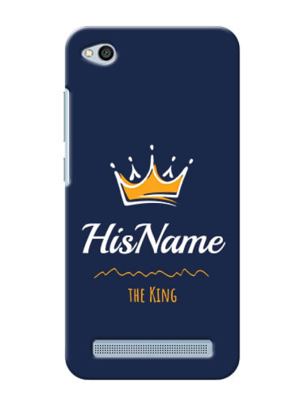 Custom Xiaomi Redmi 5A King Phone Case with Name