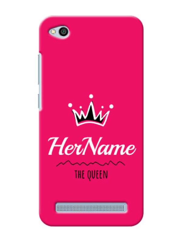 Custom Xiaomi Redmi 5A Queen Phone Case with Name