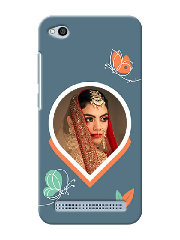 Custom Redmi 5A Custom Mobile Case with Droplet Butterflies Design