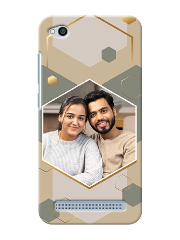Custom Redmi 5A Phone Back Covers: Stylish Hexagon Pattern Design