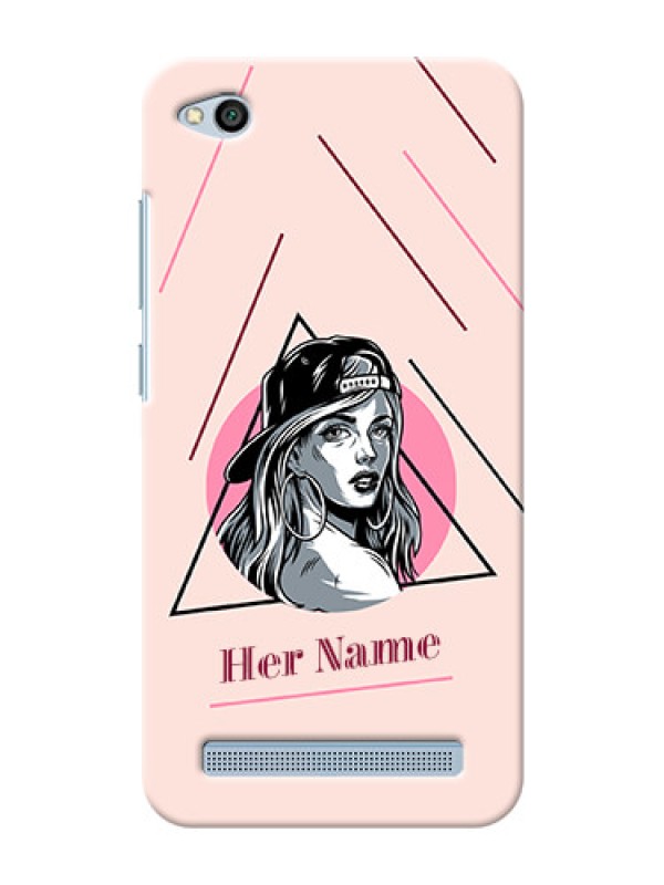 Custom Redmi 5A Custom Phone Cases: Rockstar Girl Design
