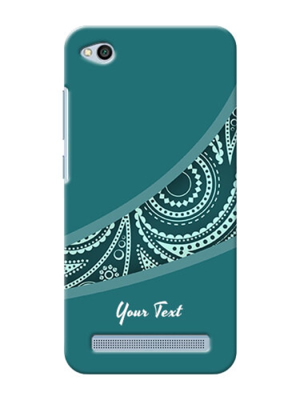 Custom Redmi 5A Custom Phone Covers: semi visible floral Design