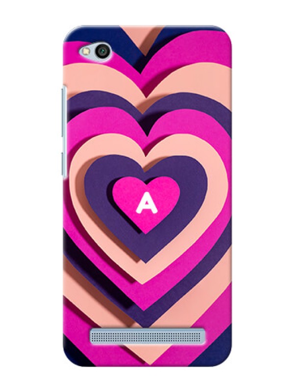 Custom Redmi 5A Custom Mobile Case with Cute Heart Pattern Design