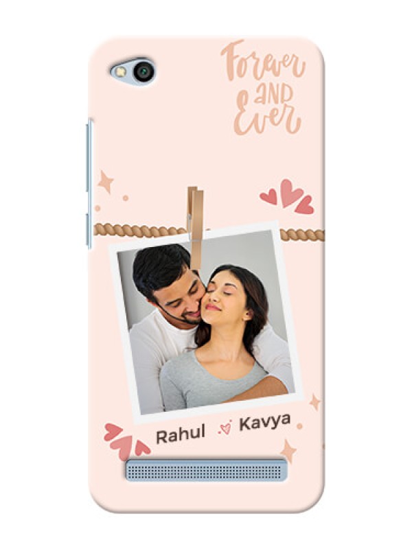 Custom Redmi 5A Phone Back Covers: Forever and ever love Design