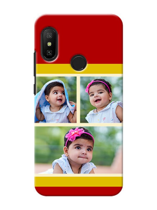 Custom Redmi 6 Pro mobile phone cases: Multiple Pic Upload Design