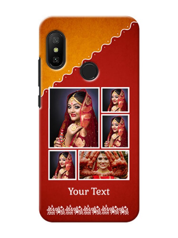 Custom Redmi 6 Pro customized phone cases: Wedding Pic Upload Design