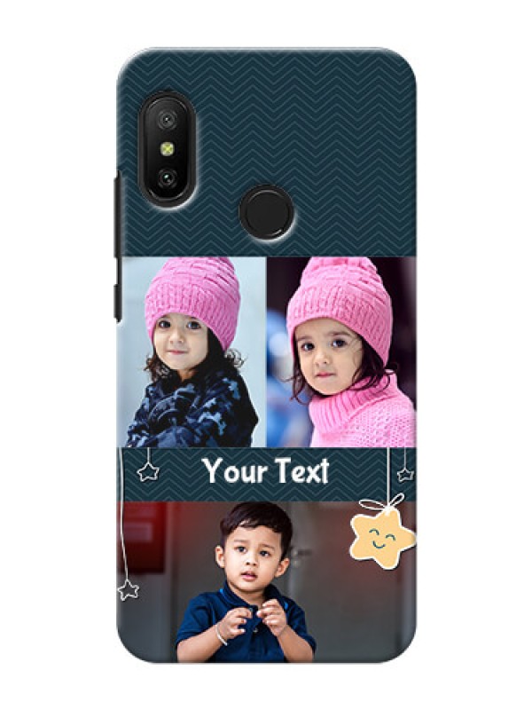 Custom Redmi 6 Pro Mobile Back Covers Online: Hanging Stars Design