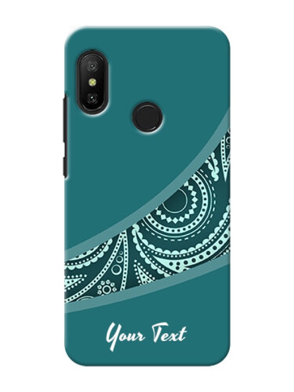 Custom Redmi 6 Pro Custom Phone Covers: semi visible floral Design
