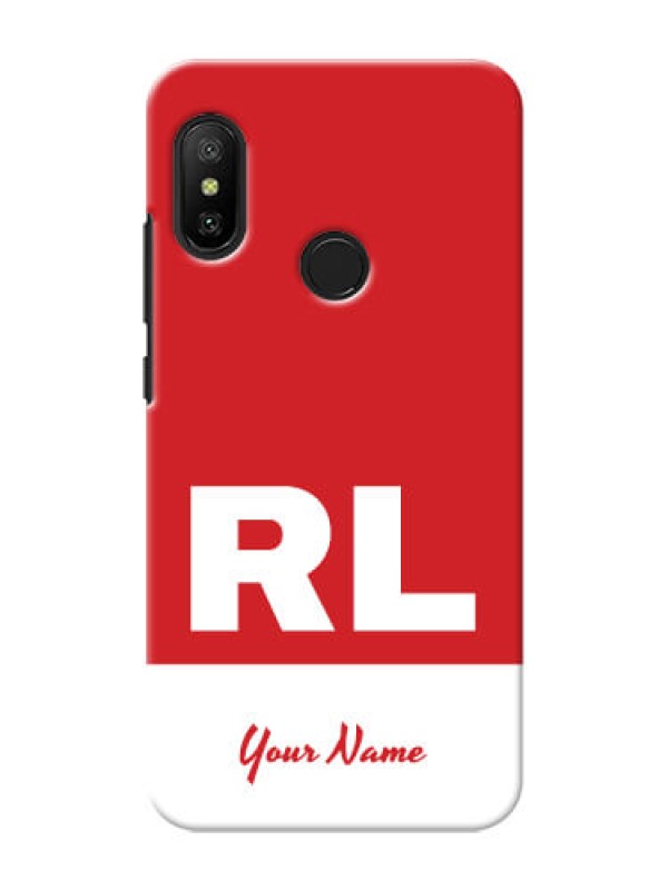 Custom Redmi 6 Pro Custom Phone Cases: dual tone custom text Design