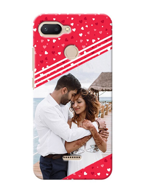 Custom Xiaomi Redmi 6 Custom Mobile Covers:  Valentines Gift Design