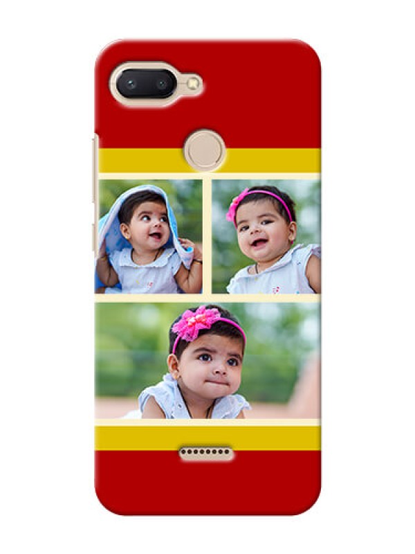 Custom Xiaomi Redmi 6 mobile phone cases: Multiple Pic Upload Design