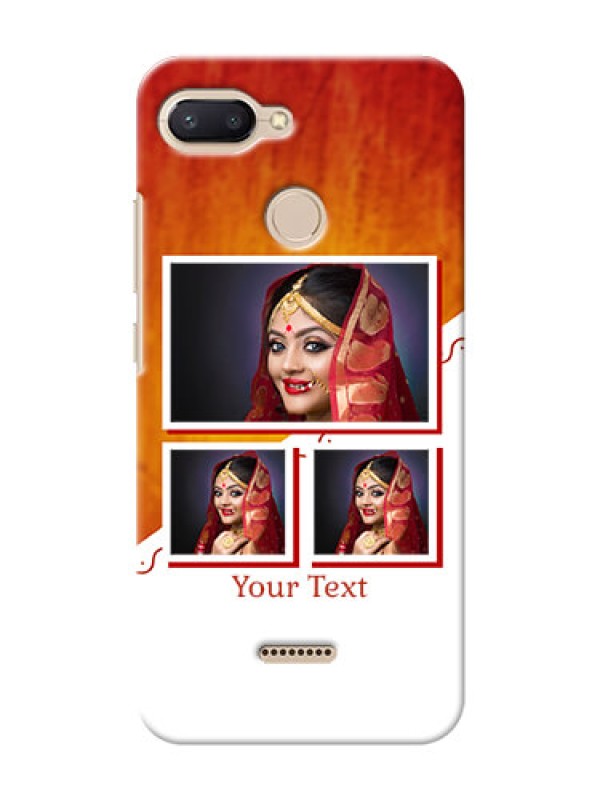 Custom Xiaomi Redmi 6 Personalised Phone Cases: Wedding Memories Design  