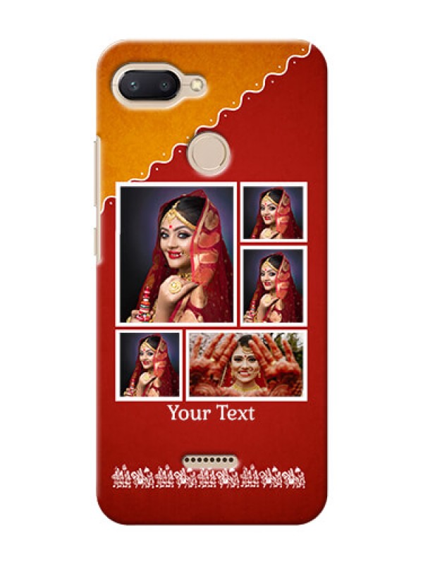 Custom Xiaomi Redmi 6 customized phone cases: Wedding Pic Upload Design