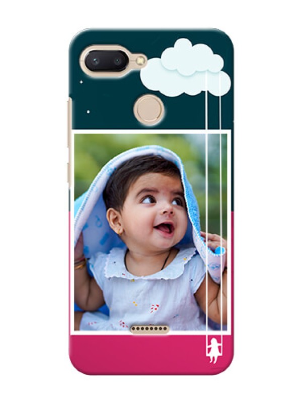 Custom Xiaomi Redmi 6 custom phone covers: Cute Girl with Cloud Design