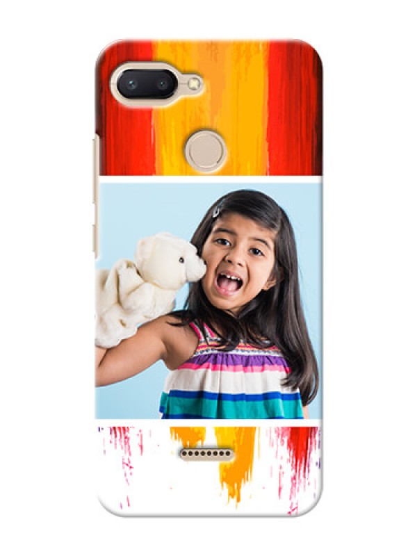 Custom Xiaomi Redmi 6 custom phone covers: Multi Color Design