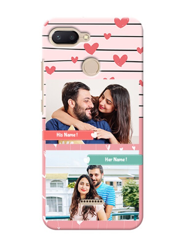 Custom Xiaomi Redmi 6 custom mobile covers: Photo with Heart Design