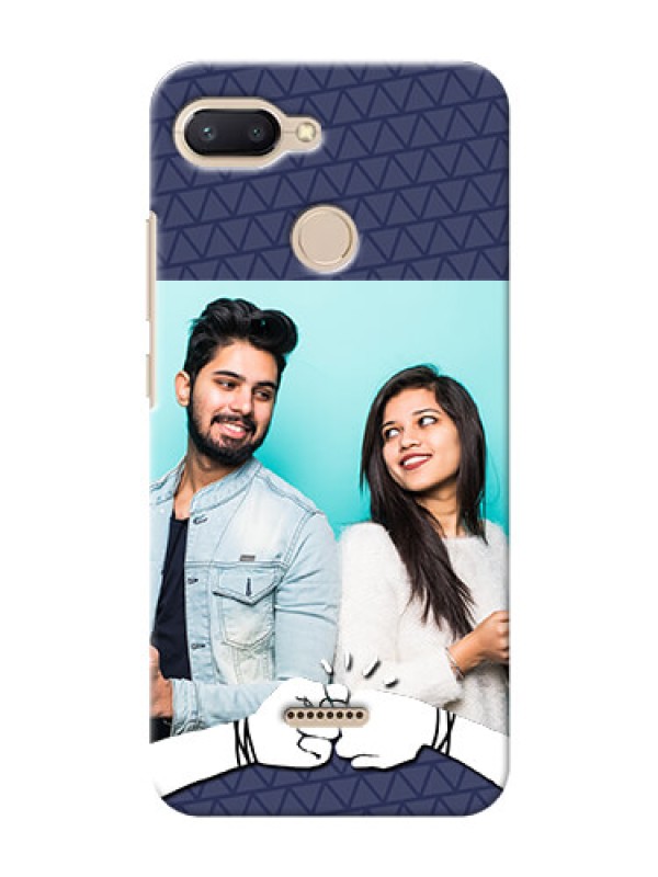 Custom Xiaomi Redmi 6 Mobile Covers Online with Best Friends Design  