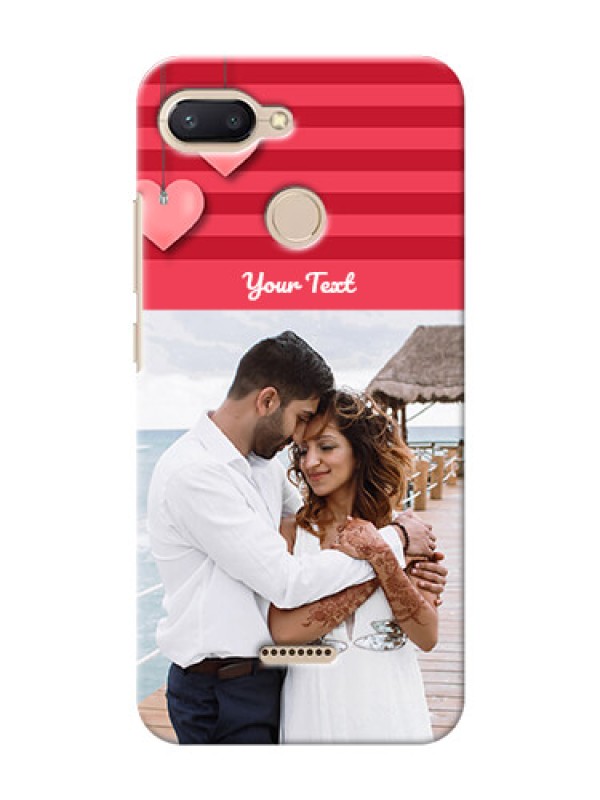 Custom Xiaomi Redmi 6 Mobile Back Covers: Valentines Day Design