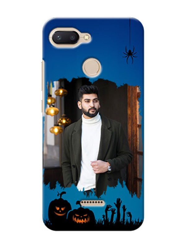 Custom Xiaomi Redmi 6 mobile cases online with pro Halloween design 