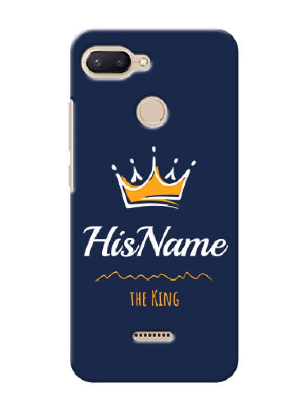 Custom Xiaomi Redmi 6 King Phone Case with Name
