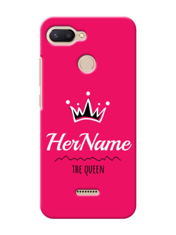 Custom Xiaomi Redmi 6 Queen Phone Case with Name