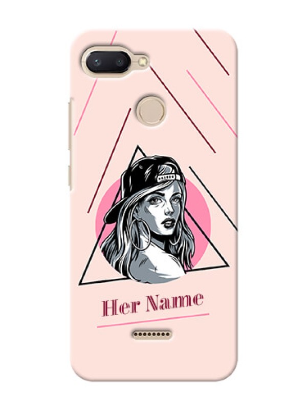 Custom Redmi 6 Custom Phone Cases: Rockstar Girl Design
