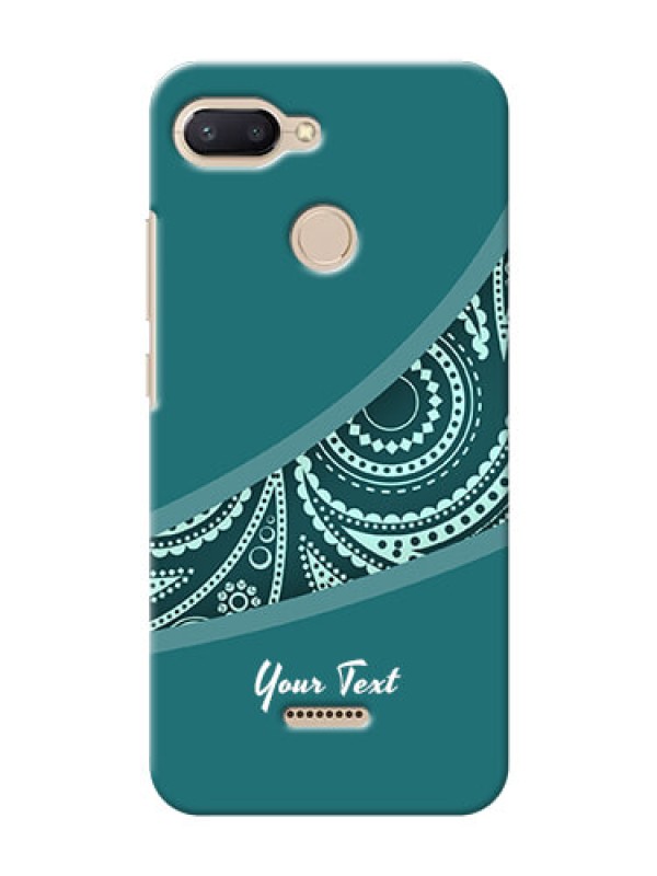 Custom Redmi 6 Custom Phone Covers: semi visible floral Design